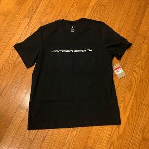 Black Jordan Sport Dri-Fit Shirt
